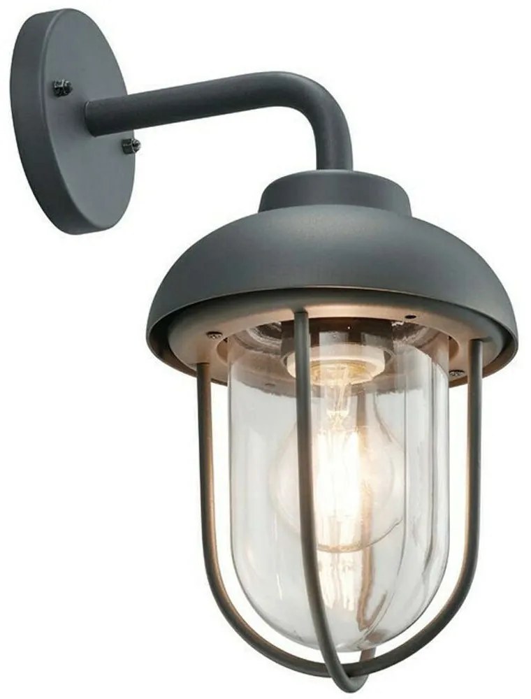 Φωτιστικό Τοίχου - Απλίκα Duero 202760142 1xE27 40W 16x33cm Anthracite Trio Lighting