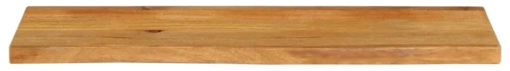 vidaXL Επιφάνεια Τραπεζιού 120x20x3,8 εκ. Live Edge Μασίφ Ξύλο Μάνγκο