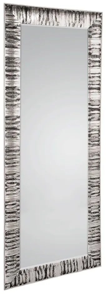 Καθρέπτης Τοίχου Nadja 2310496 90x190cm Black-Silver Mirrors &amp; More Πλαστικό, Γυαλί