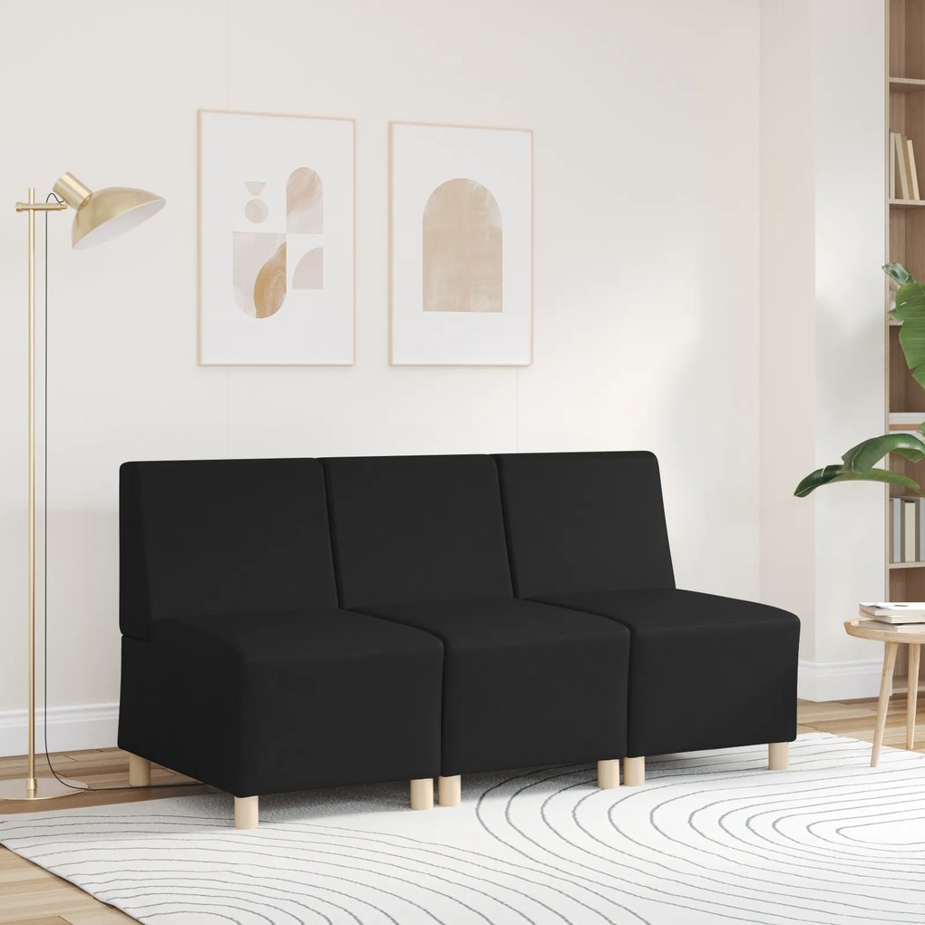 vidaXL Καθίσμα Σαλονιού Μαύρο 55 x 74 x 82 εκ Τεχνητό δέρμα