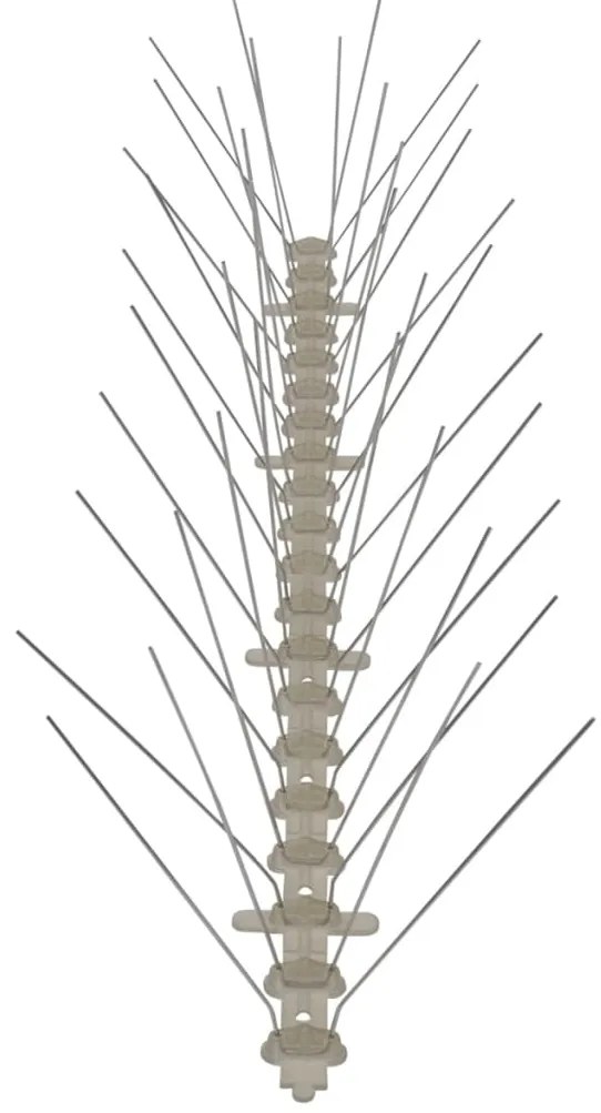 vidaXL Απωθητικές Ακίδες Περιστεριών 4 Σειρών Σετ των 6 3 μ. Πλαστικές
