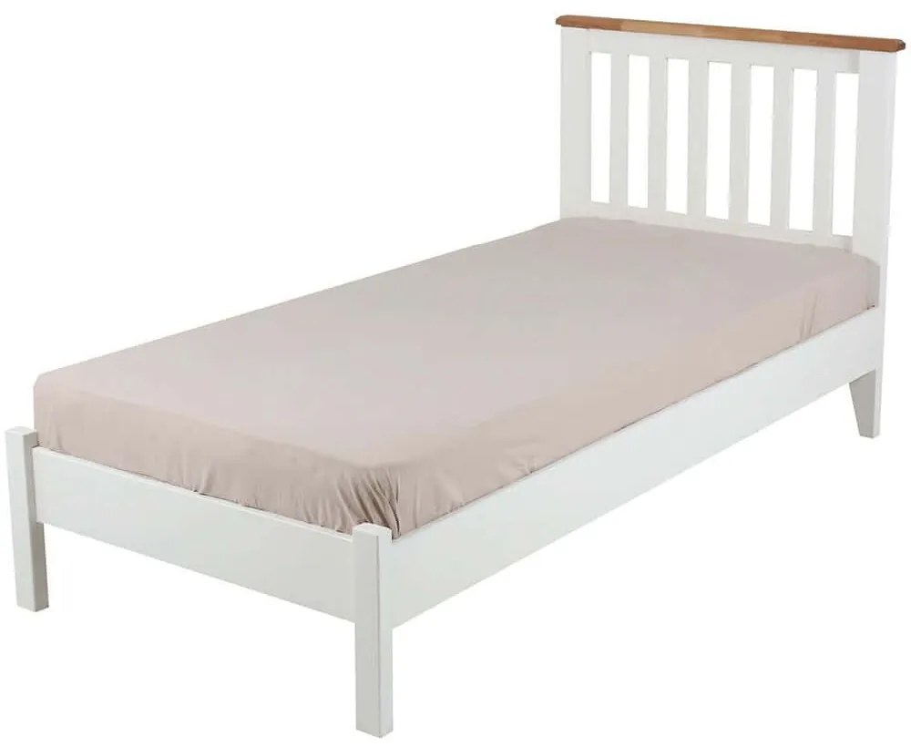 Κρεβάτι Fidan Modern Country (Για Στρώμα 90x200cm) 524ADS1520 90x200x98cm White Μονό
