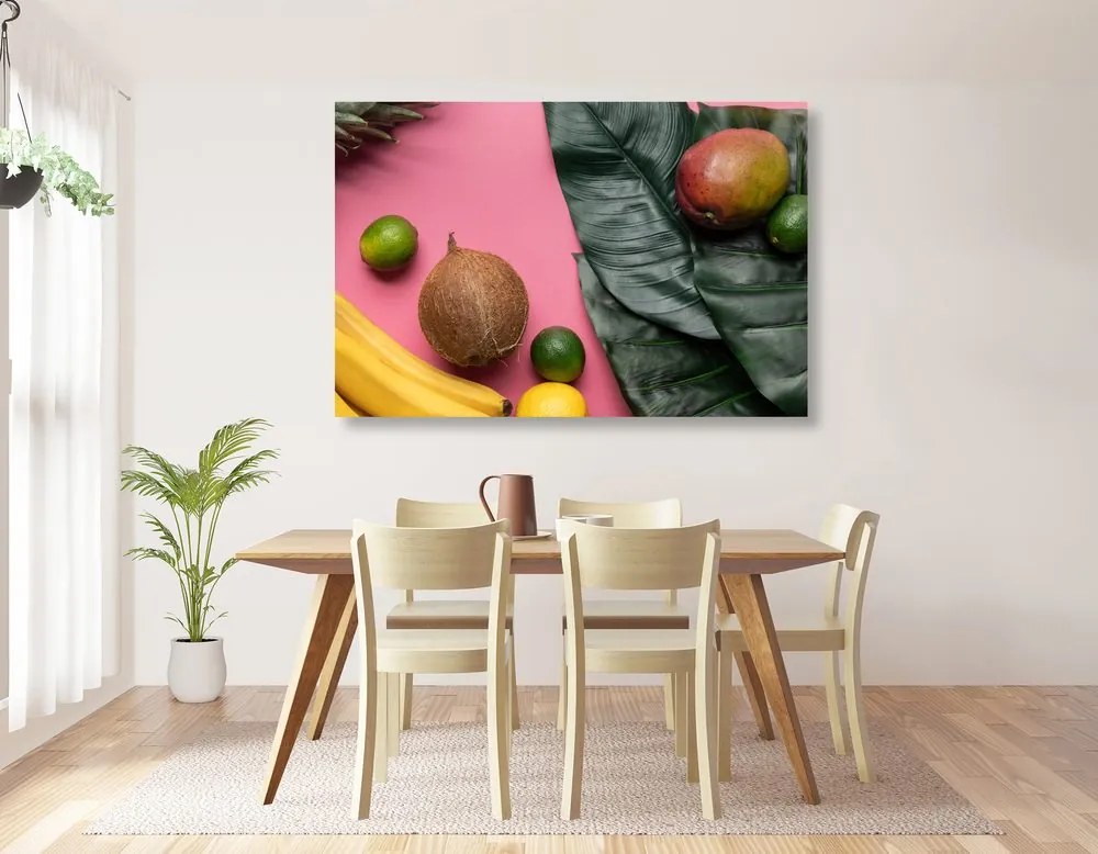 Εικόνα μείγμα τροπικών φρούτων - 60x40