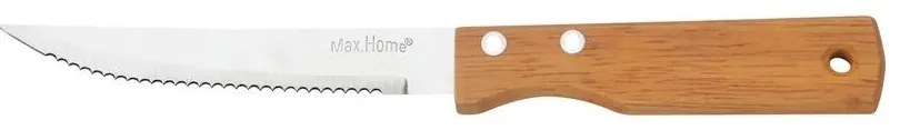 Μαχαίρι με Ξύλινη Λαβή Bufallo 11.5cm - Max.Home® - 6 ΤΜΧ