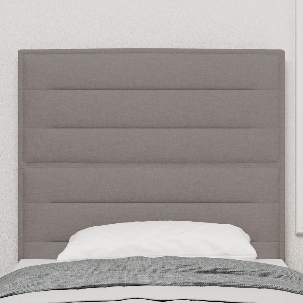 vidaXL Κεφαλάρι Ρυθμιζόμενο Ύψος με κεφαλάρι Taupe 100 cm ύφασμα