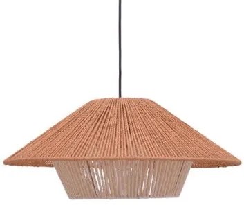 Κρεμαστό Φωτιστικό Οροφής Jarpie Inart Ε27 rope Φ49.5x20εκ 299-000024 299-000024 Μπεζ