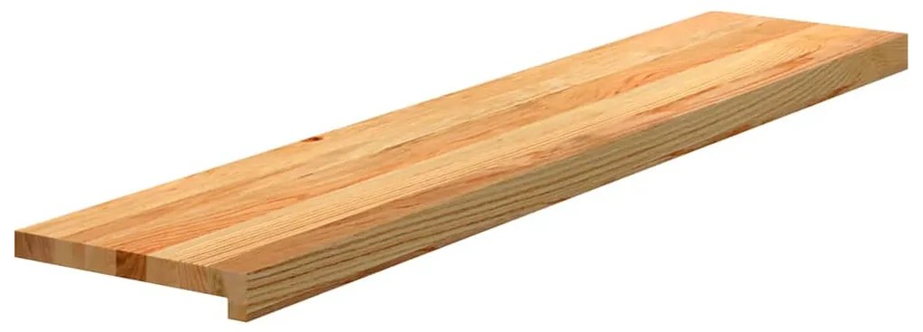 vidaXL Πατάκια Σκάλας 16 τεμ. Ανοιχτό Καφέ 120x25x2 cm Ξύλο Δρυός