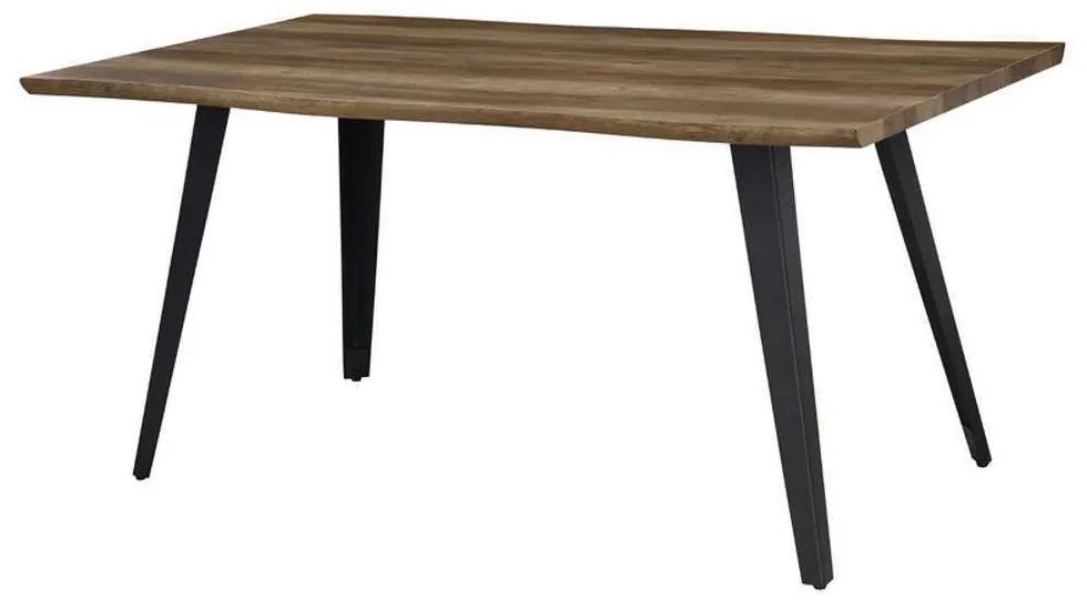 Τραπέζι 627-91-002 180x90x76cm Natural-Black
