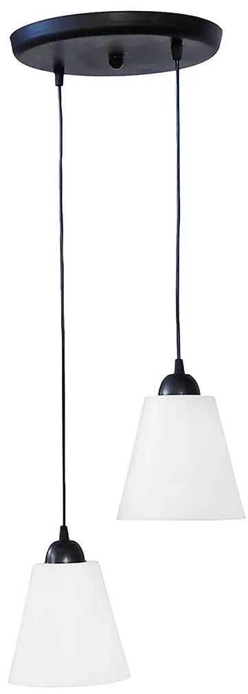 Φωτιστικό Οροφής Δίφωτο Heronia Conos 31-0041 White