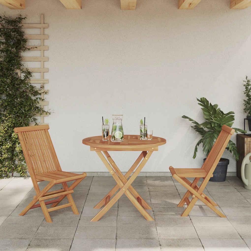 vidaXL Σετ Bistro 3 κομματιών από Ξύλο Ακακίας