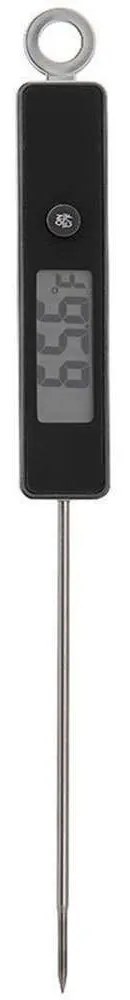 Θερμόμετρο Μαγειρικής Ψηφιακό 01-14568 27,5cm Inox-Black Estia Ανοξείδωτο Ατσάλι