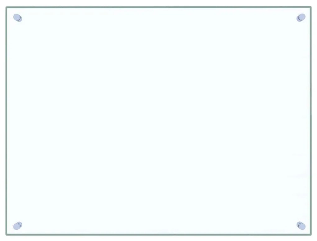 vidaXL Πλάτη Κουζίνας Διαφανής 80 x 60 εκ. από Ψημένο Γυαλί