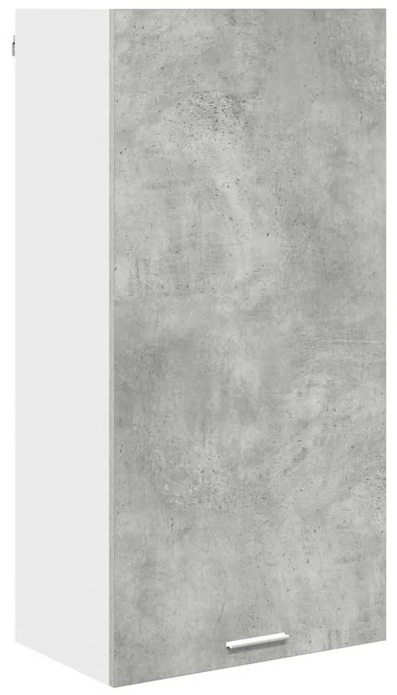 vidaXL Κρεμαστό ντουλάπι Σκυρόδεμα Γκρι και Λευκό 50 x 31 x 100 εκ.