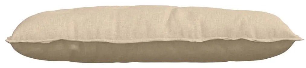 vidaXL Μαξιλάρι Πλάτης Κρεμ 100 x 19 x 50 εκ ύφασμα