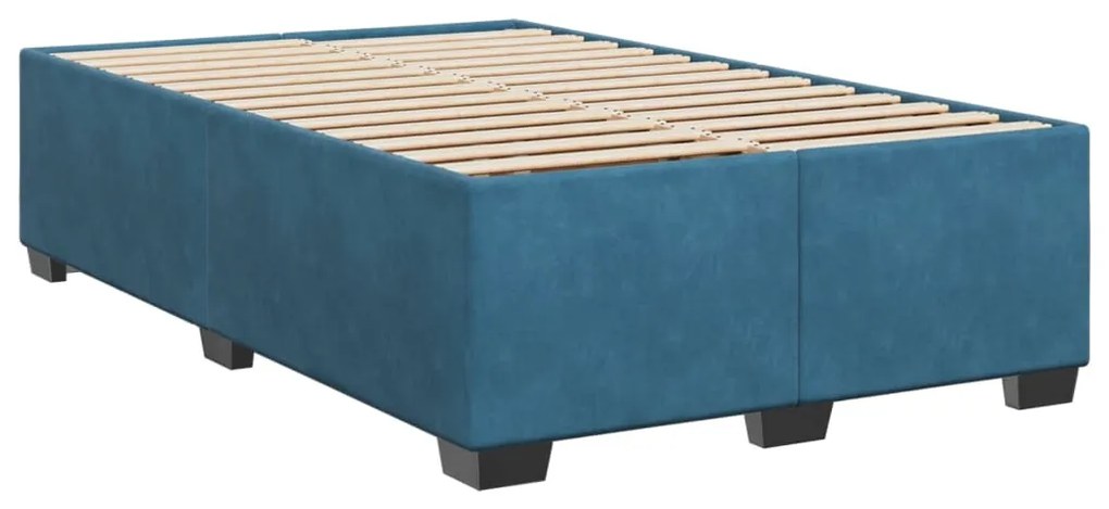 ΚΡΕΒΑΤΙ BOXSPRING ΜΕ ΣΤΡΩΜΑ ΜΠΛΕ 120X200 ΕΚ. ΒΕΛΟΥΔΙΝΟ 3293180