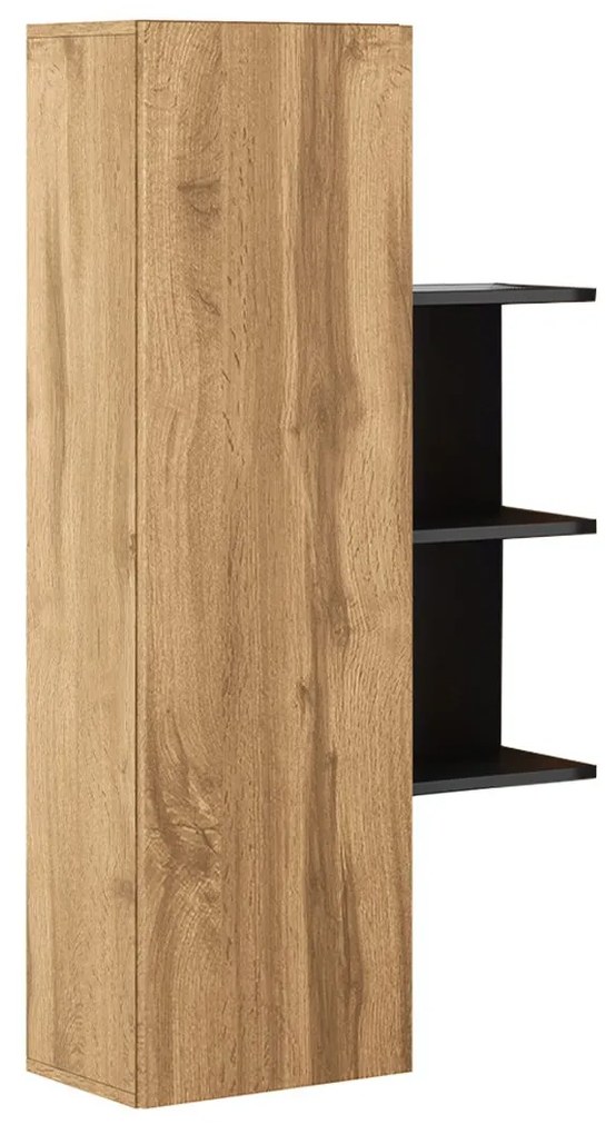 Σύνθετο Σαλονιού ONIX Appalachian Oak/Ανθρακί Μ65xΠ120xΥ27
