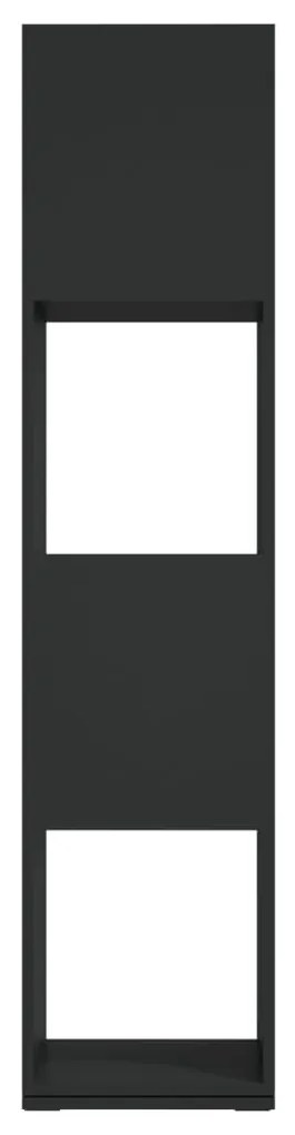 vidaXL Ντουλάπι Περιστρεφόμενο Μαύρο 34,5x34,5x147,5 εκ. Μοριοσανίδα