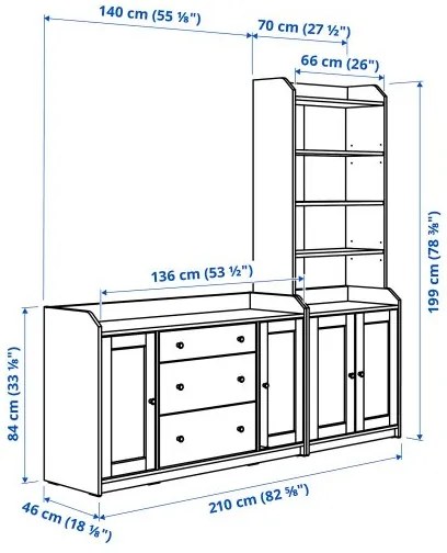 HAUGA σύνθεση αποθήκευσης 693.886.40