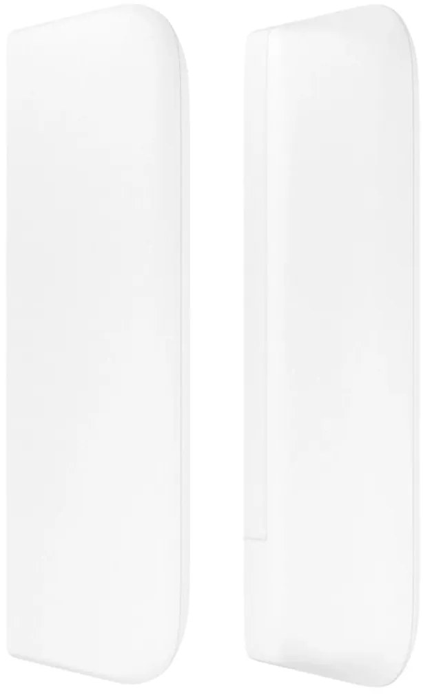 vidaXL Κεφαλάρι με Πτερύγια Λευκό 83x16x78/88 εκ. Συνθετικό Δέρμα