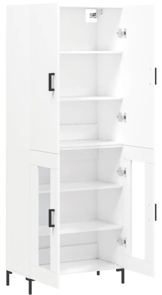 vidaXL Ντουλάπι Λευκό 69,5x34x180 εκ. από Επεξεργασμένο Ξύλο