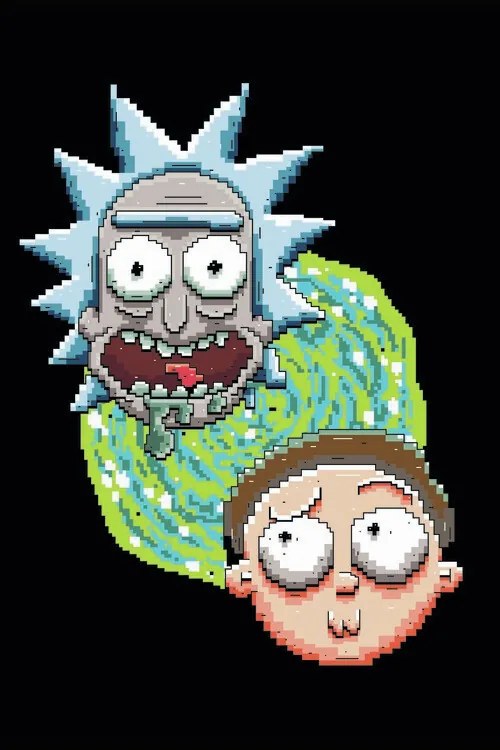 Εικονογράφηση Rick and Morty - Iconic Duo