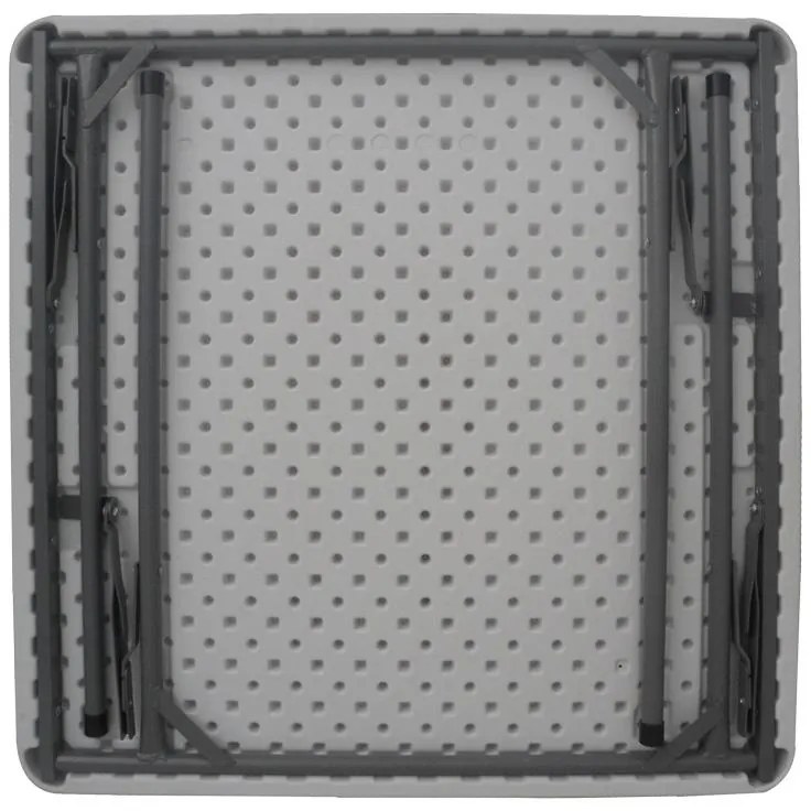 Τραπέζι Catering Comfort Πτυσσόμενο Λευκό 80x80x74εκ. 80x80x74 εκ.
