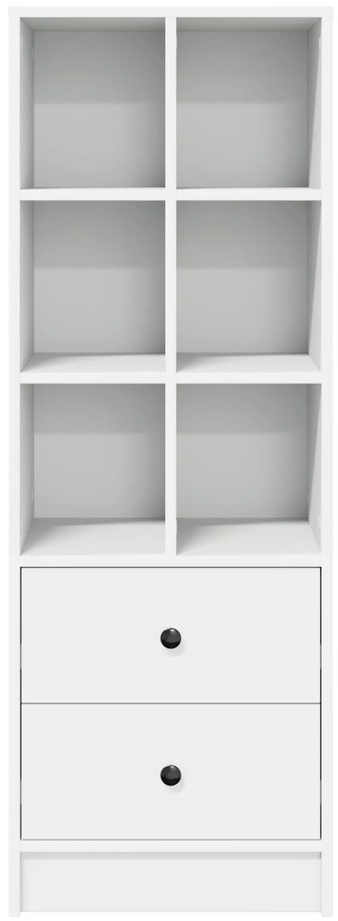 vidaXL Highboard Λευκό 45.5 x 34 x 127 εκ Επεξεργασμένο ξύλο