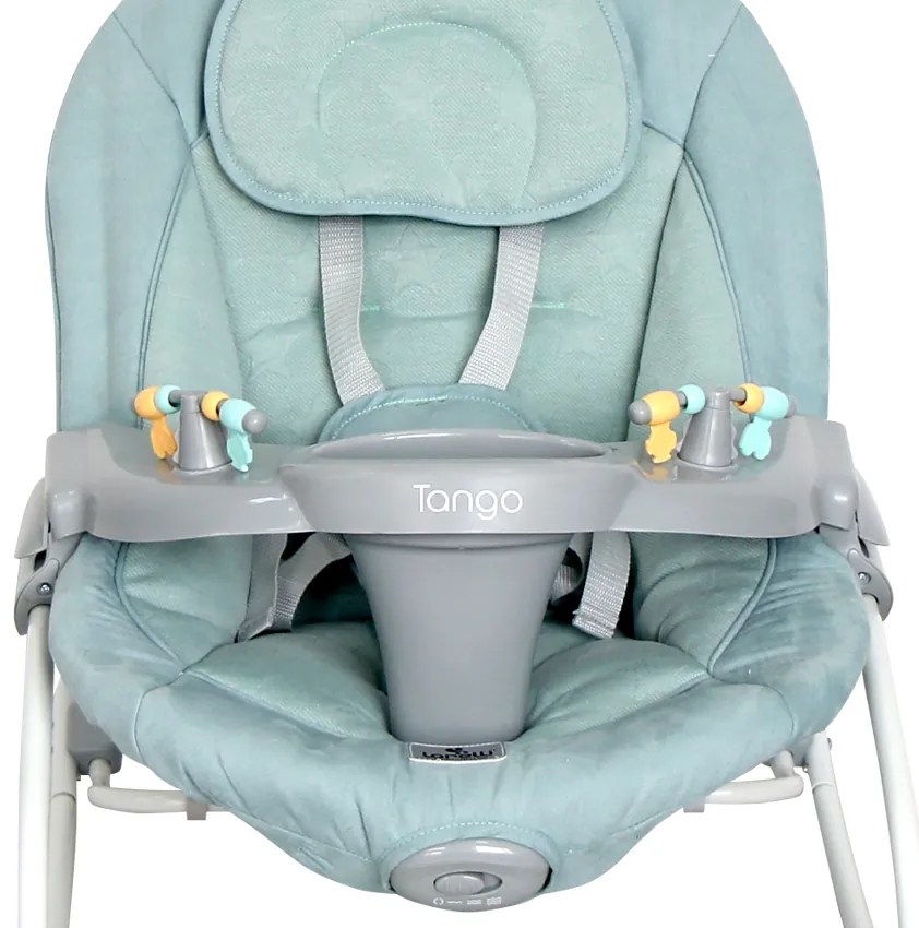 Βρεφικό ρηλάξ & κούνια TANGO 2 σε 1 Frosty Green Stars 10090072146 Lorelli Bertoni