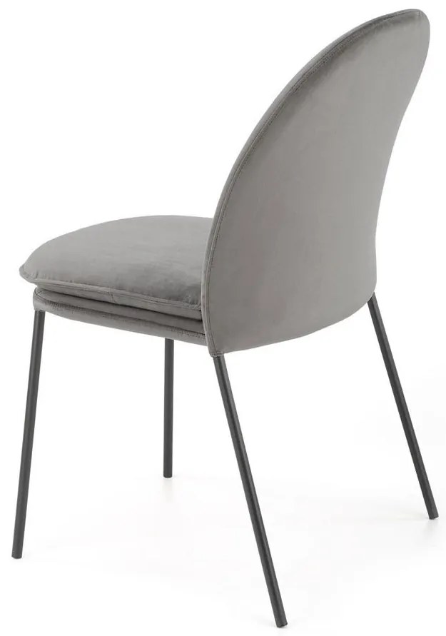 Dine 443 Καρεκλα Γκρι 50x58x84cm