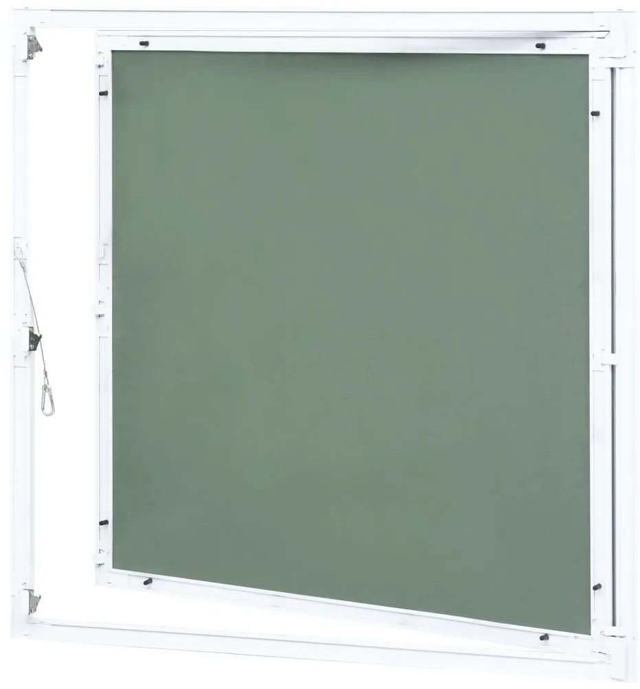 vidaXL Θυρίδα Επίσκεψης Γυψοσανίδας 400 x 400 χιλ. Σκελετός Αλουμινίου