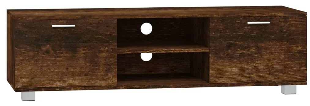 vidaXL Έπιπλο Τηλεόρασης Καπνιστή Δρυς 140x40,5x35 εκ. Επεξ. Ξύλο