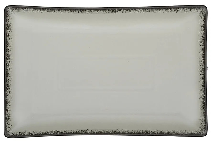 Πιατέλα Σερβιρίσματος Ορθογώνια (21x10.5) Estia Pearl Grey 07-16449