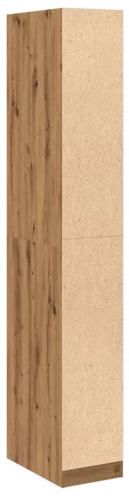 vidaXL Ντουλάπα Αρτισιανή Δρυς 30x50x200εκ από Επεξεργασμένο Ξύλο