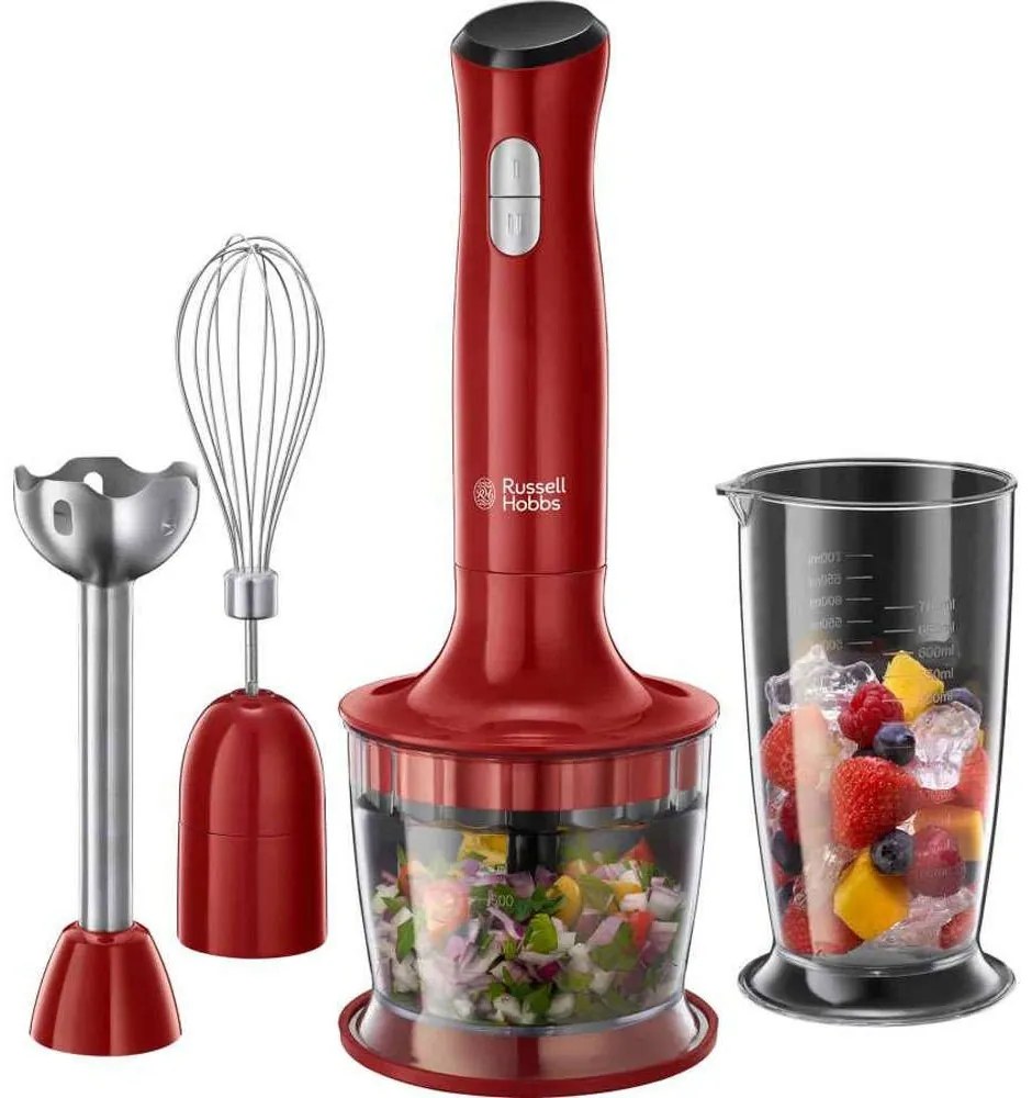 Μπλέντερ 3 Σε 1 Desire 24700-56 500W Red Russell Hobbs Stainless Steel