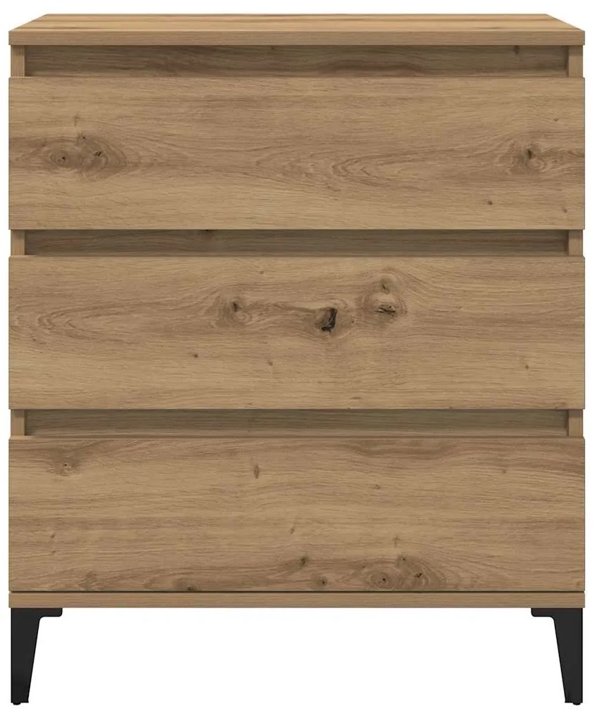 vidaXL Μπουφές Τεχνίτης Δρυς 60x35x70 εκ. από Επεξεργασμένο Ξύλο