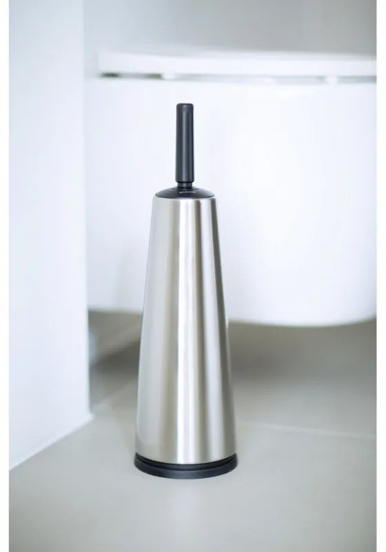 Βούρτσα τουαλέτας Brabantia ReNew 107870, 42 cm, διακριτικός σχεδιασμός, Inox/matt