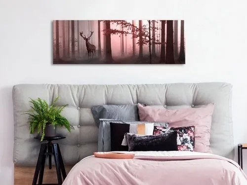 Πίνακας - Morning (1 Part) Narrow Pink - 135x45