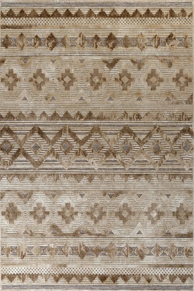 Χαλί Boheme 61108-770 Beige-Gold Merinos 133X190cm