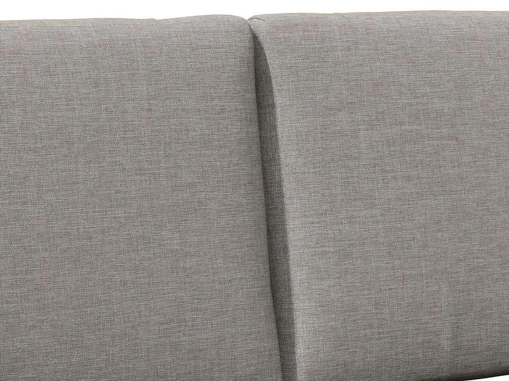 vidaXL Ταπετσαρισμένο κεφαλάρι Taupe 200 cm Στερεά ξυλεία πεύκου