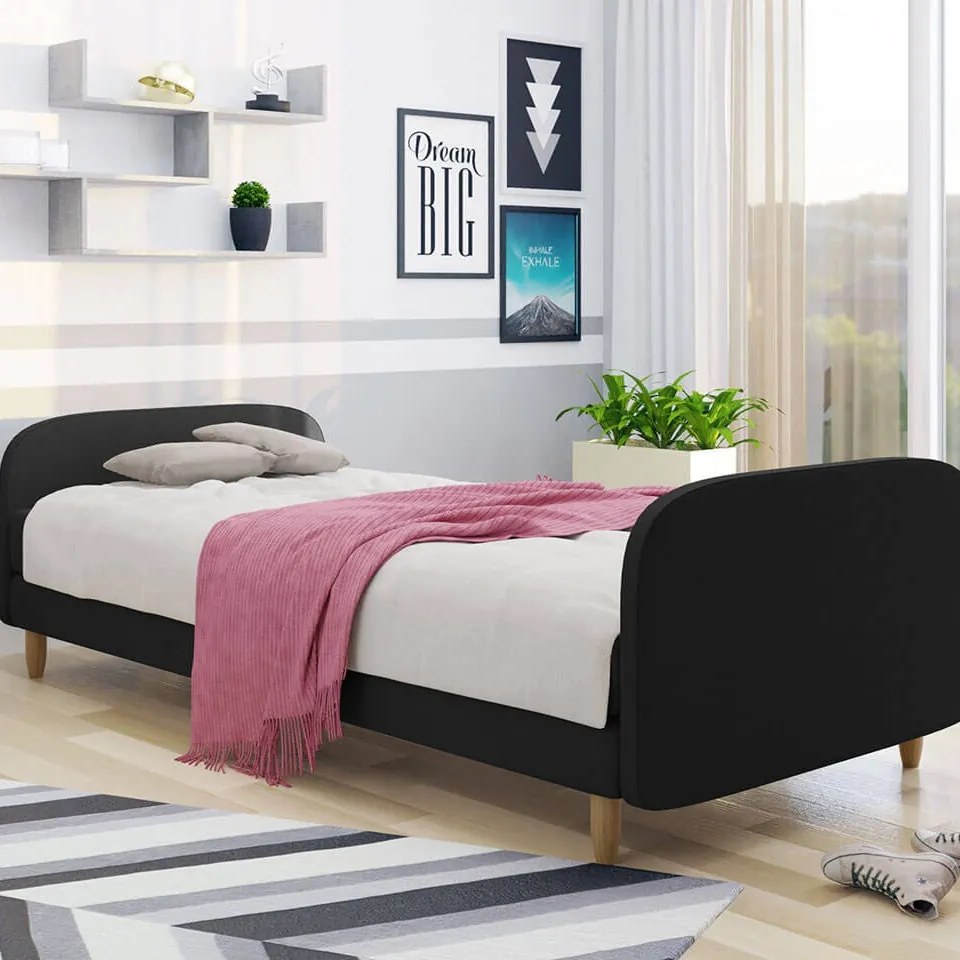 Επενδυμένο κρεβάτι Hot III-Sapio milo-90 x 200