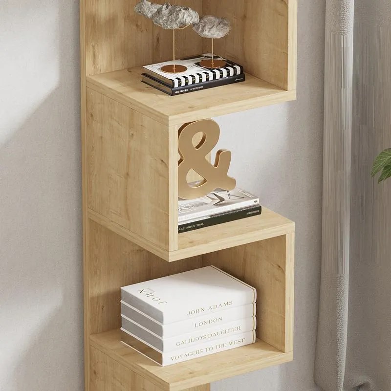 Ραφιέρα επιδαπέδια Pratel σε oak απόχρωση 25x27x95 εκ. 25x27x95 εκ.