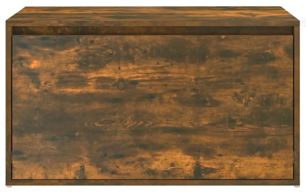 816047 vidaXL Πάγκος Χολ Καπνιστή Δρυς 80x40x45 εκ. από Επεξεργ. Ξύλο
