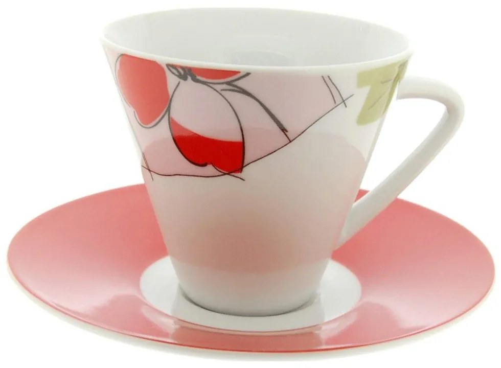 Φλυτζάνι Τσαγιού Emotion 25.003.16 Multi Cryspo Trio Porcelain
