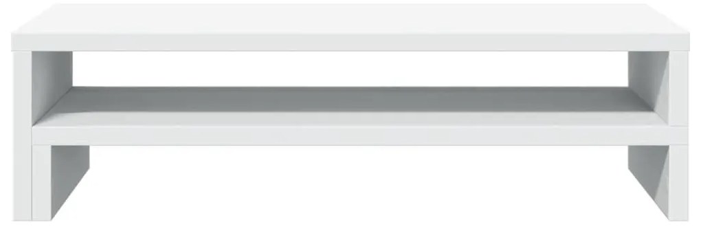 Βάση Οθόνης Λευκή 54x22x15 εκ. από Επεξεργασμένο Ξύλο - Λευκό