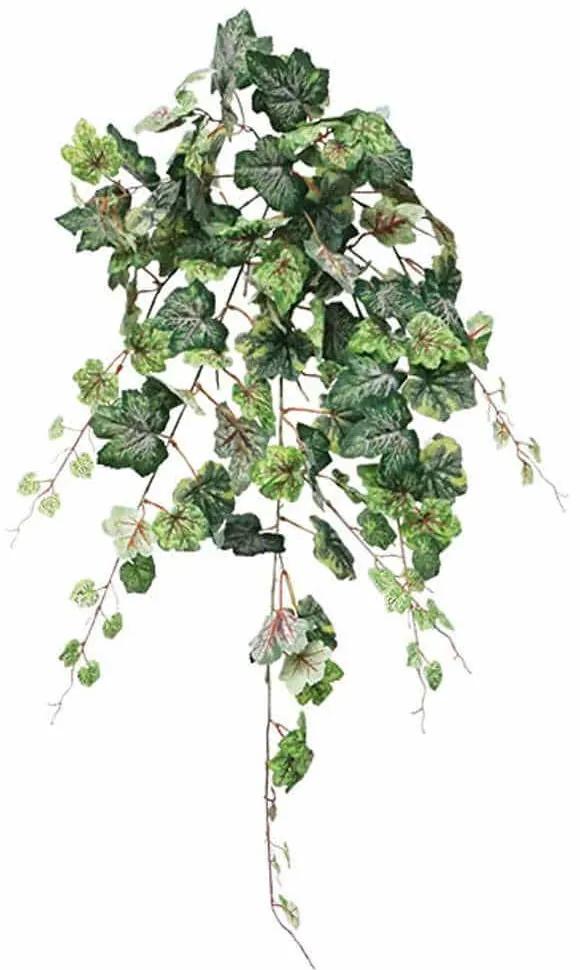 Τεχνητό Κρεμαστό Φυτό Αμπέλι 00-00-1576 90cm Green-Red Marhome Συνθετικό Υλικό