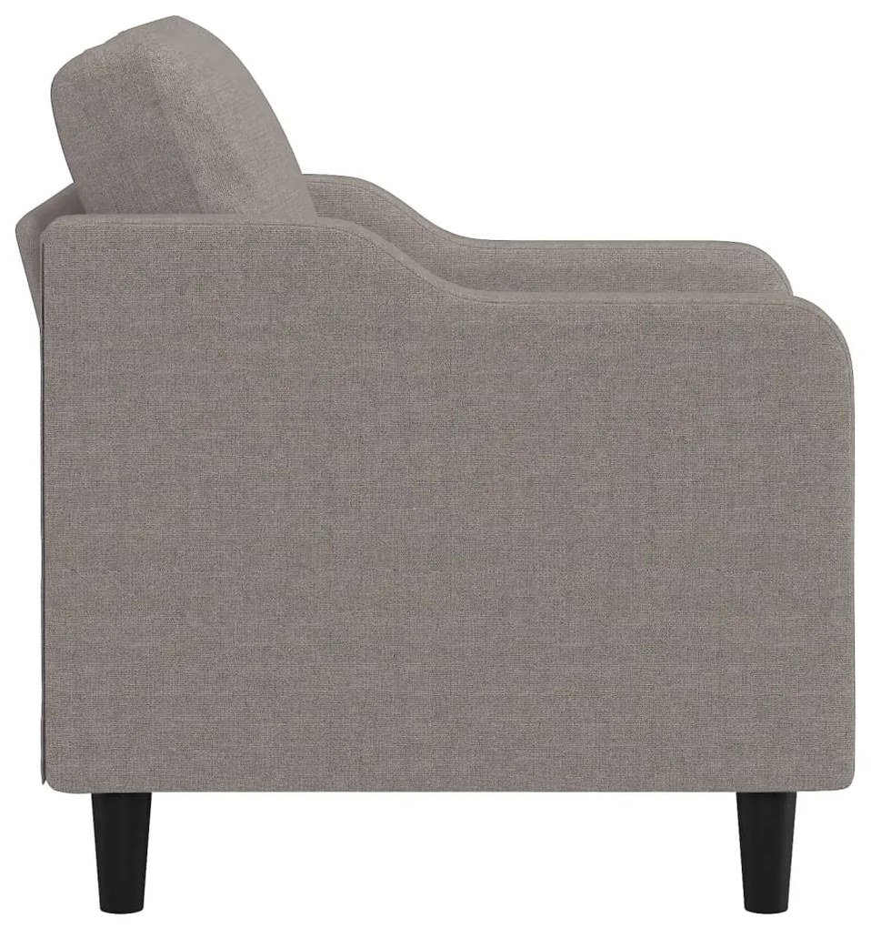 vidaXL Πολυθρόνα Taupe 60 εκ. Υφασμάτινη
