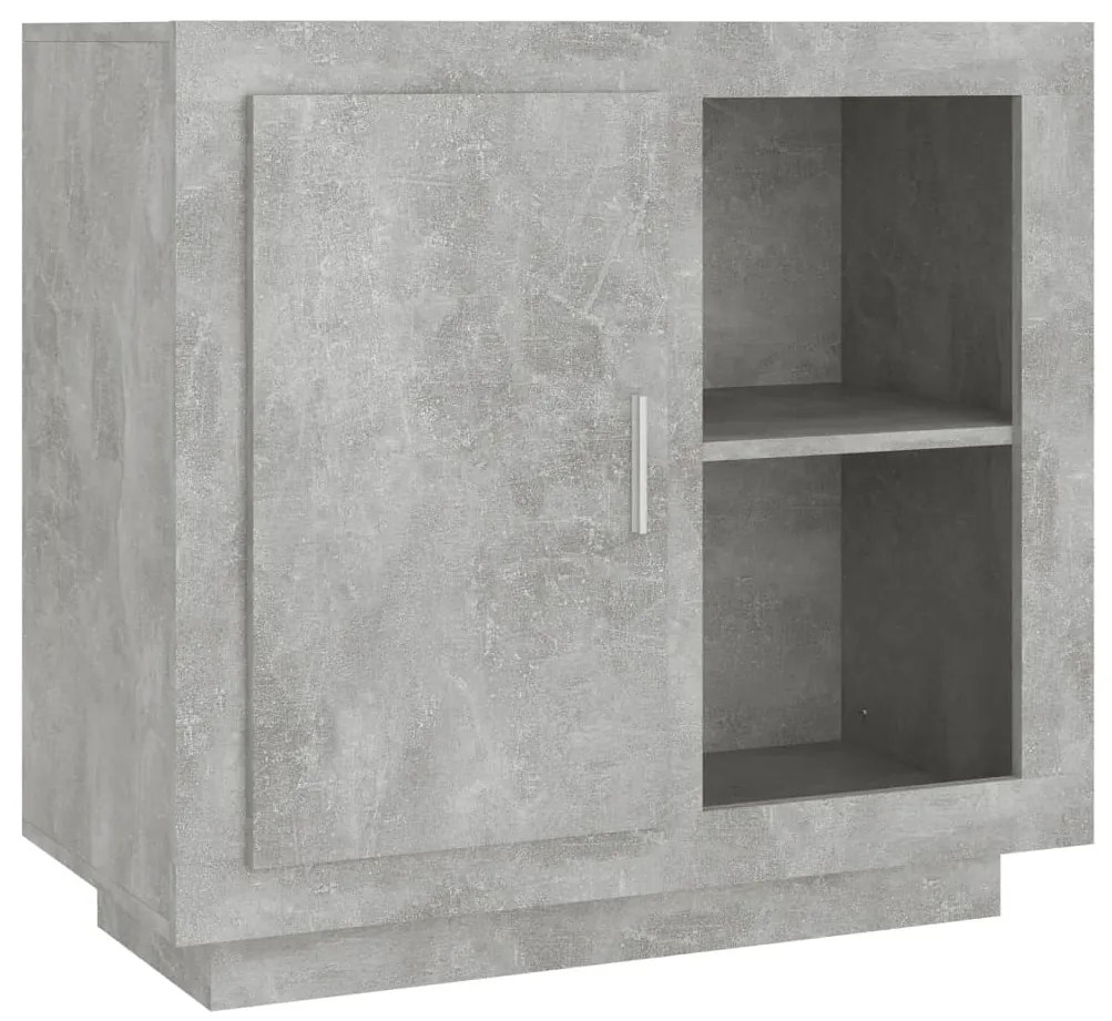 vidaXL Συρταριέρα Γκρι Σκυροδέματος 80 x 40 x 75 εκ.