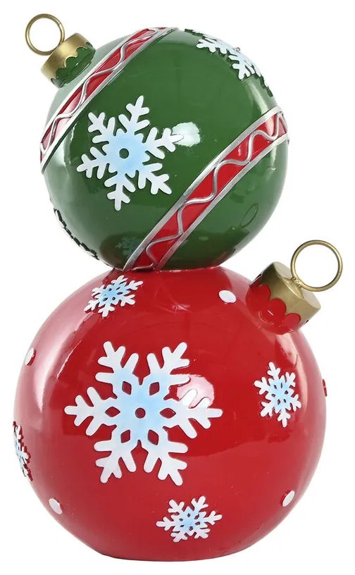 Χριστουγεννιάτικο Στολίδι Home ESPRIT Κόκκινο Πράσινο