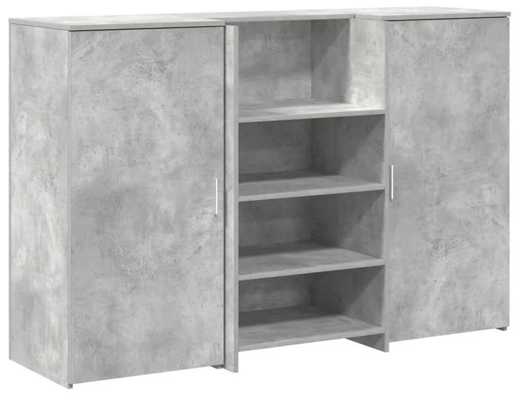 vidaXL Γραφείο υποδοχής 155x50x103,5 εκ. Επεξεργασμένο Ξύλο