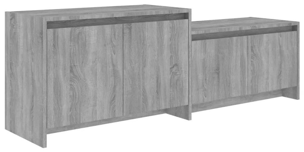 vidaXL Έπιπλο Τηλεόρασης Γκρι Sonoma 146,5x35x50 εκ. Επεξεργ. Ξύλο